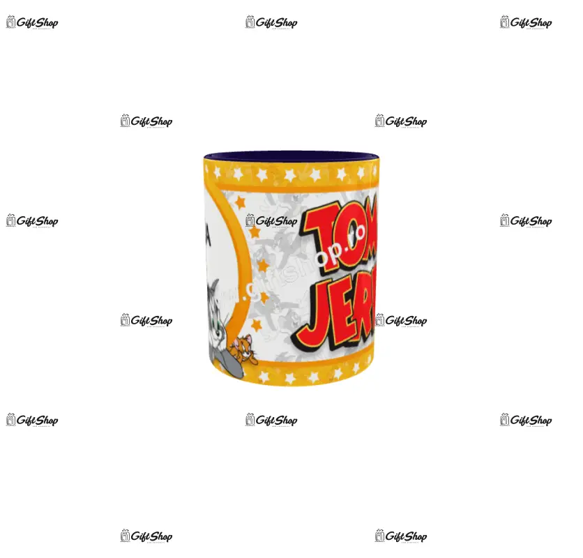 Tom and jerry, cana personalizata cu poza si text, 330ml, model 3338